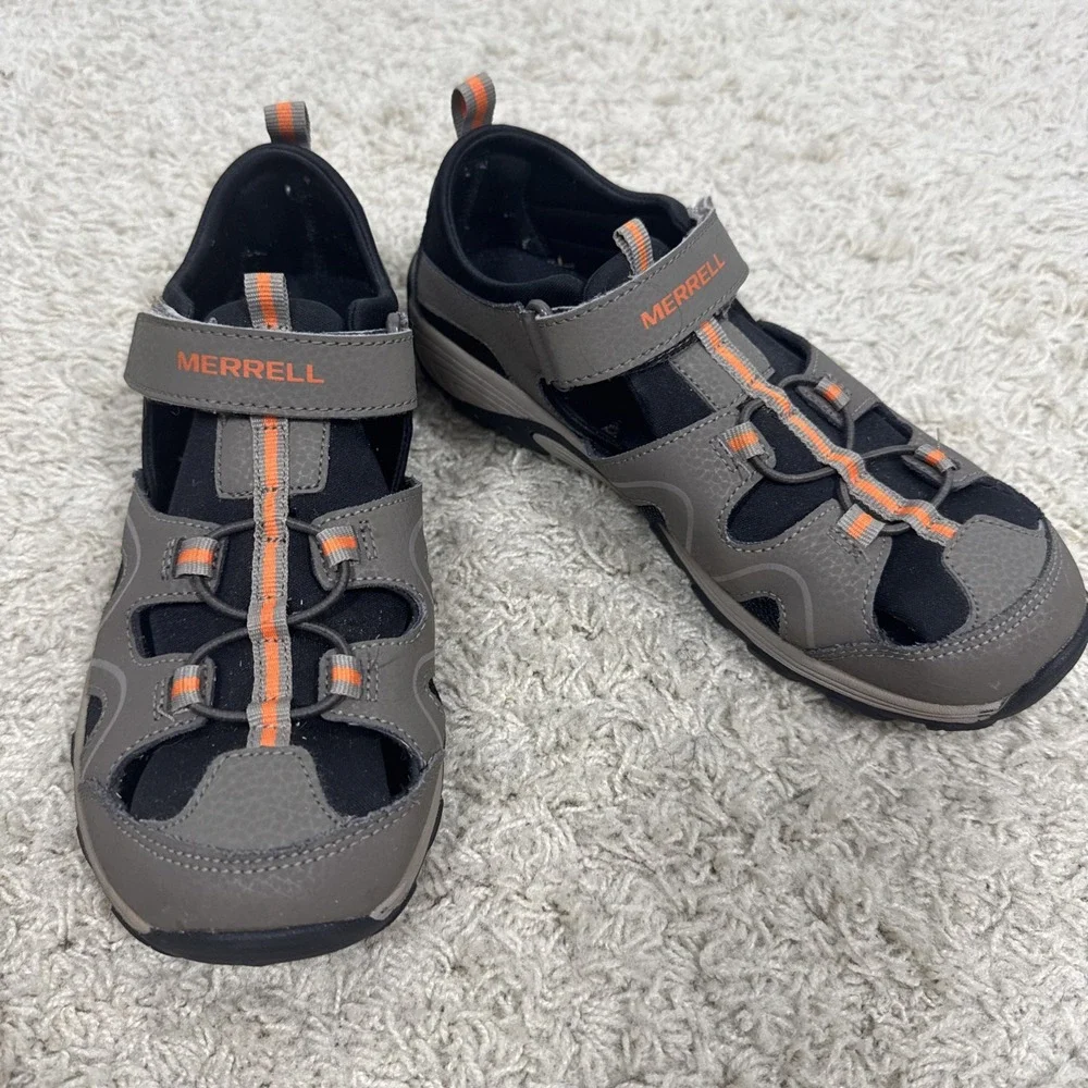 Merrell Hydro Teton Outdoor Hiking Rugged Performance Water Shoe Boys 5M Camping